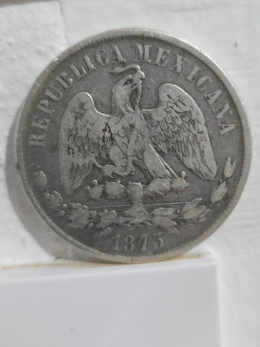 Moneda De Un Peso Mexicano Del Año  1873 Autentica 