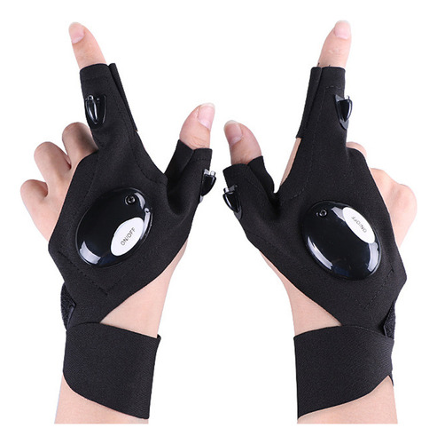Pesca Linterna Luminosos 2 Con Unidades Guantes De Led
