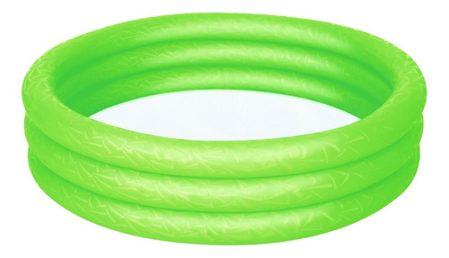 pileta INFLABLE 3 aros Largo 1.02M Bestway 51024 - 101 L - Verde