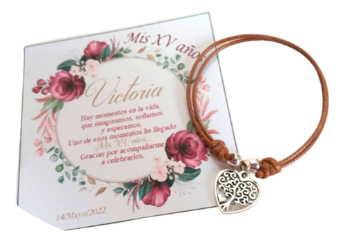 Recuerdos Eventos 30 Pulseras Árbol De La Vida Boda Xv Años