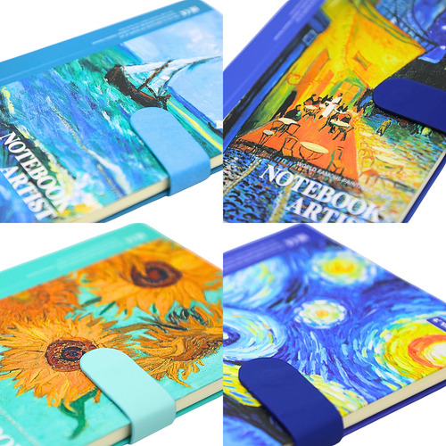 1 Libreta A5cuaderno Económico Profesional Van Gogh Escolar