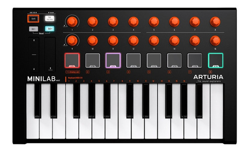 Arturia Minilab Mkii Orange Controlador Midi 25 Teclas