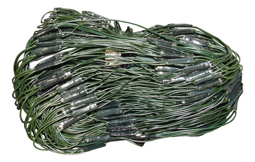Red Led Navideña Blac Calido Cv 320 Leds 2x1.8m Red