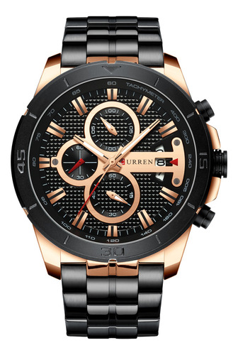 Reloj Hombre Curren Cronógrafo 8337 Deportivo Acero