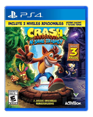 Crash Bandicoot N-sane Trilogy 2.0 Físico Ps4 Original