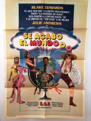 Afiche De Cine - Se Acabo El Mundooo - La Pantera Rosa