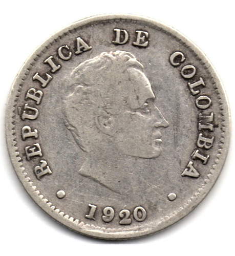10 Centavos 1920 Plata
