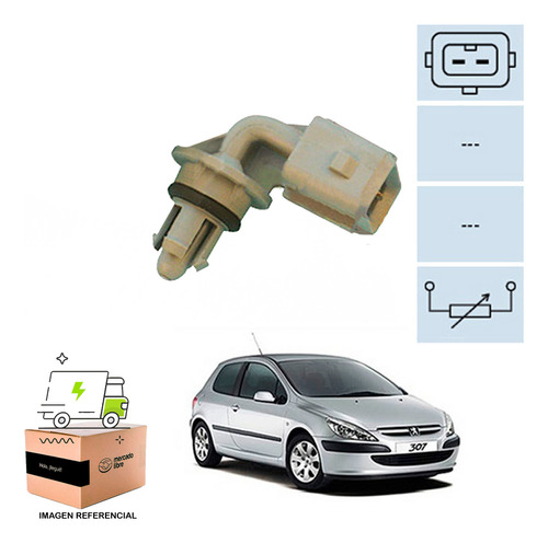 Sensor Temperatura Para Peugeot 307 2.0 2001 2011 Ew10j4