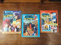 Comprar Lote De 3 Albumes D Figuritas Caballeros Del Zodiaco 1996