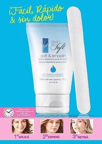 Avon Skin So Soft Crema Depilatoria Para El Rostro