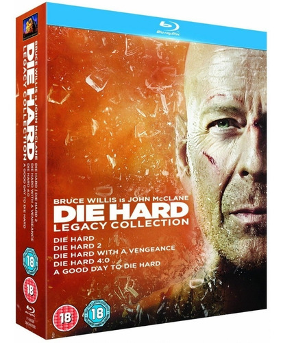 Die Hard Legacy Collection 5 Blu Ray Duro De Matar Importado