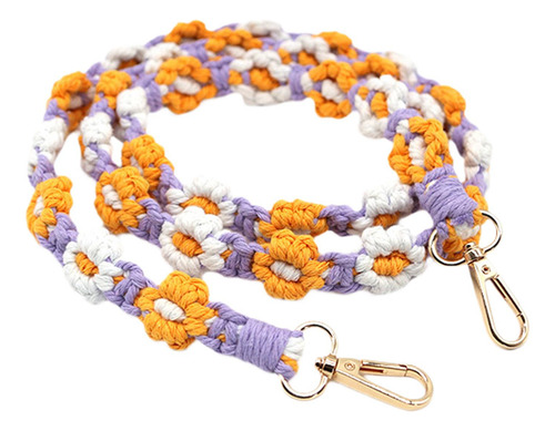 Cordón Para Teléfono Móvil Tejido Con Flores, Estilo B