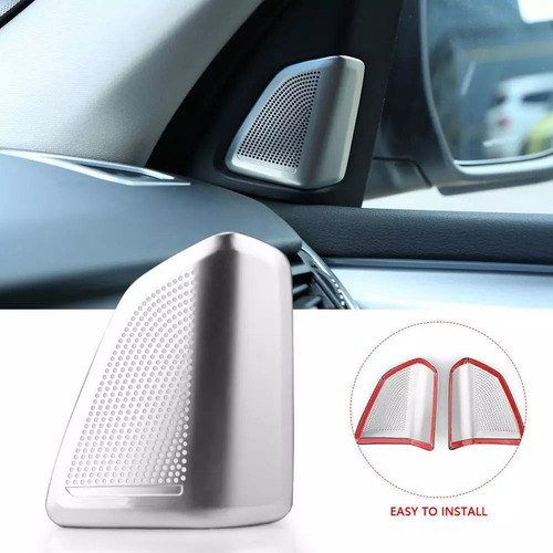 1 Par De Fundas De Tweeter Con Diseño De Coche Para Puerta Y