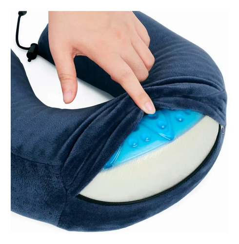 Almohada Cervical Viscoelastica Para Viaje Y El Hogar