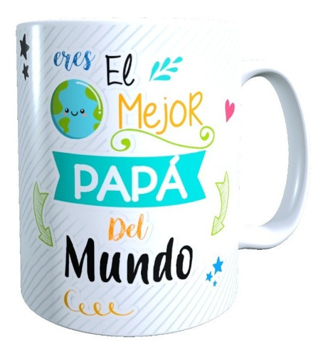 Taza Personalizada Día Padre Con Foto, Eres El Mejor Papá