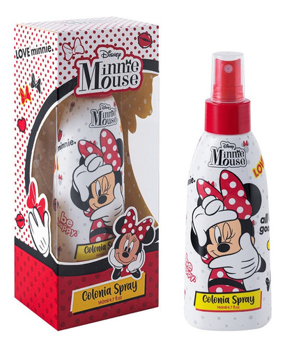 Minnie Mouse Colonia Spray, Para Niñas Con Aroma Exquisito 