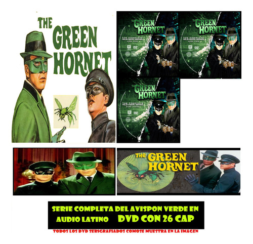 El Avispon Verde En Latino Serie Tv 1966 Completa Para Dvd