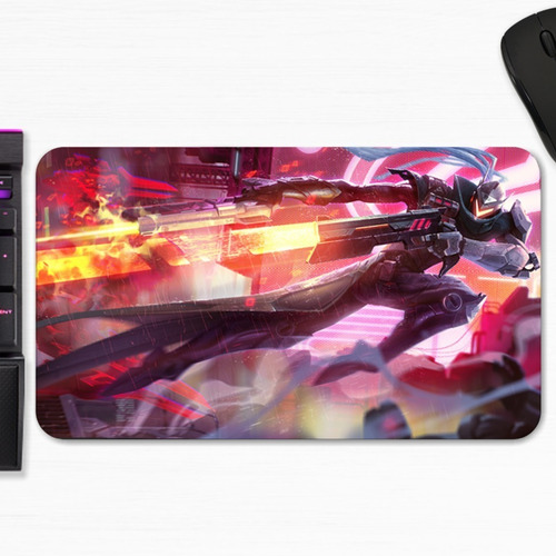  Mouse Pad Gamer Proyecto Lucian League Of Legends Art M