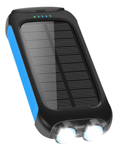 Cargador Portatil Energia Solar Mah Usb Carga Rapida Para