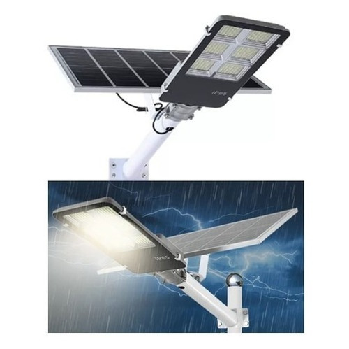 Lampara Reflector Led Con Panel Solar 150w Con Control Ip67