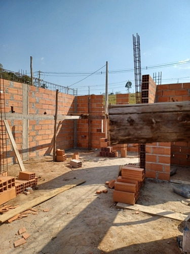 Terreno Com Obra Adiantada Loteamento Vivejo Atibaia 187m2