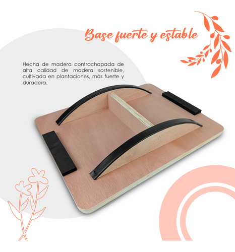 Tabla Tablero Equilibrio Terapia Ejercicio Soporte Madera