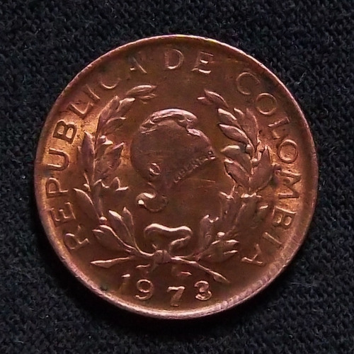 Colombia 1 Centavo 1973 Exc Km 205a