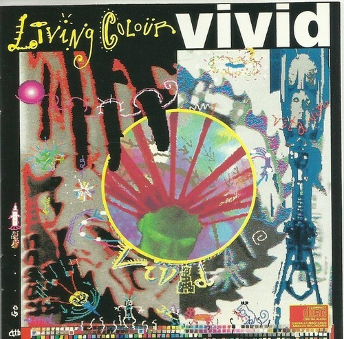 Living Colour Vivid Cd Usa Cbs Records 1988 Funk Metal Rock