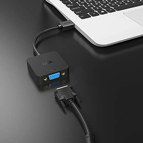 Imagen 3 de 7 de Adaptador Hdmi A Vga,iczi 1080p Chapado En Oro Hdmi A Vga