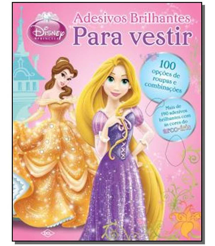 Disney - Vistas As Princesas - Adesivos Brilhantes