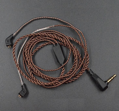 Imagem 2 de 4 de Cabo Original Cobre Kz Zst Zs10 Zsr Zs Ed12 Es3 Es4 Sem Mic