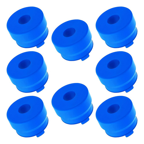 8 Tapones De Goma Estirable Para Garrafón Dispensador Agua