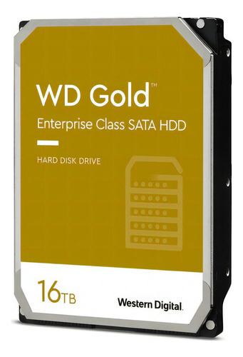 Disco Duro Interno Wd Gold 16tb Enterprise Class Wd161kr /vc Color Oro