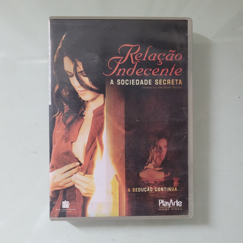 Dvd Original Relação Indecente A Sociedade Secreta (Usado)
