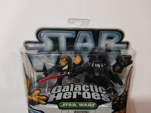 Star Wars Galactic Heroes Luke Skywalker Darth Vader Hasbro (Usado)