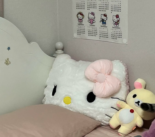 Almohada De Hello Kitty Rosa