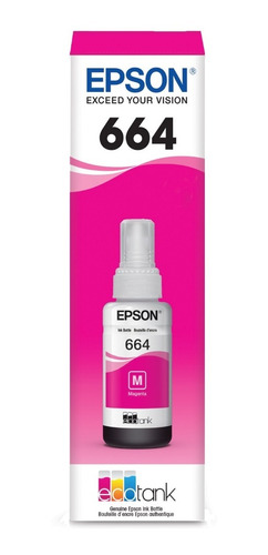 Botella Color Epson Original Tinta T664 L210 L355 L555 L365