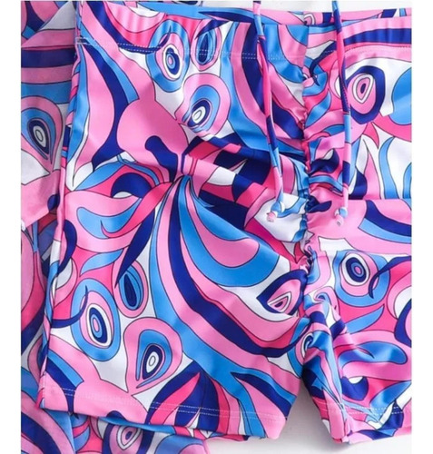 Nm Conjunto De Traje De Baño De Playa Hawaiano De 3 Piezas
