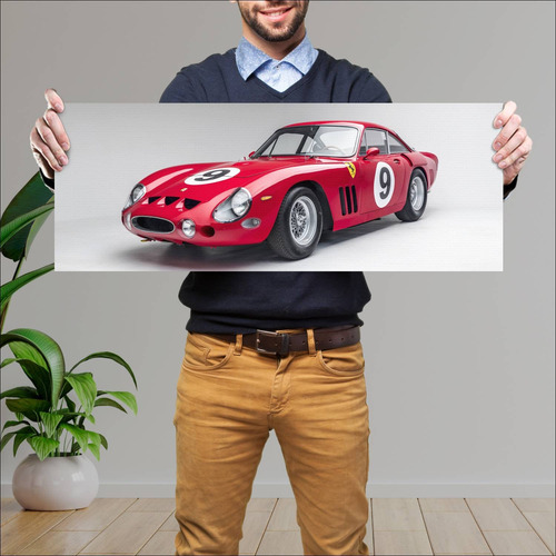 Cuadro 30x80cm Auto 1963 Ferrari 330 Lm Berlinet 8