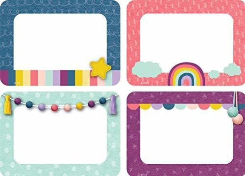 Etiquetas Para Nombre Autohadesivas Para Niños 36 Pz