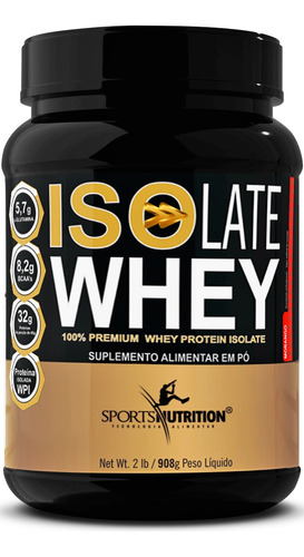 Whey Isolado - Isolate Whey 908g - Sports Nutrition Sabor Morango