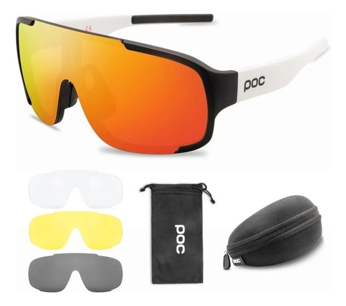 Kit 6 Poc Lentes De Sol Polarizadas