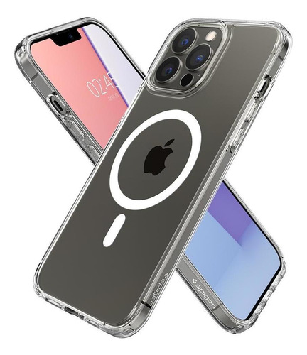 Imagem 2 de 8 de Capa Spigen Ultra Hybrid Magsafe White P/ iPhone 13 Pro Max