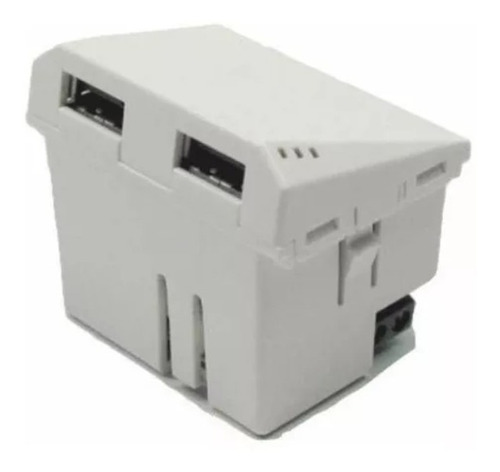 Modulo Cargador Usb Doble 220v 5v 3.1a Blanco Cambre 6960