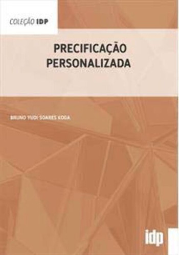 Libro Precificacao Personalizada De Koga Bruno Yudi Soares