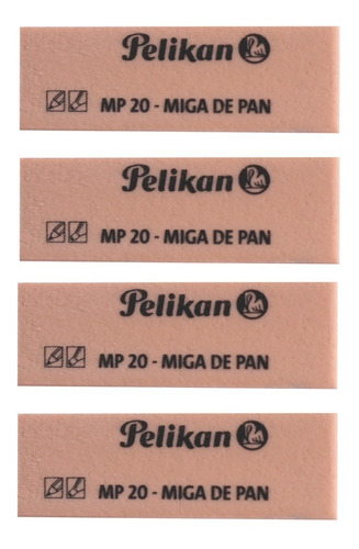 Borrador Miga De Pan Mp20 Pelikan X 4