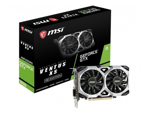Imagen 5 de 8 de Tarjeta de video Nvidia MSI Ventus XS GeForce GTX 16 Series GTX 1650 GEFORCE GTX 1650 D6 VENTUS XS OC OC Edition 4GB