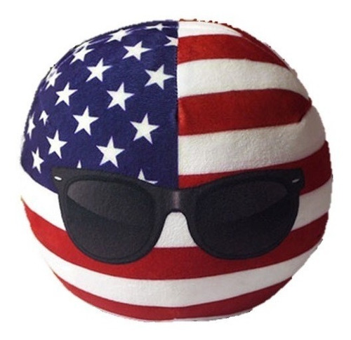 Peluche Usaball Americabolita Mexicobolita Polandball 20 Cm