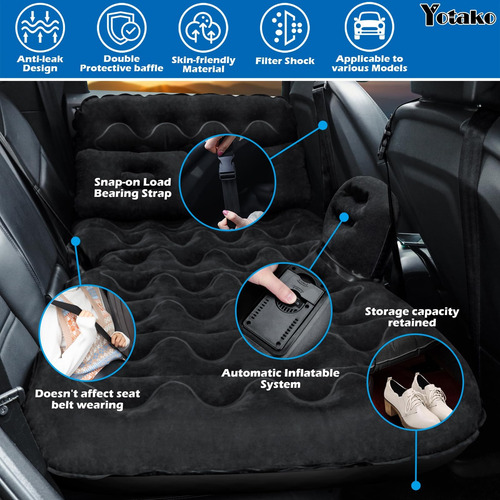 Colchón De Aire Del Automóvil Yotako, Cama De Automóvil Mejo