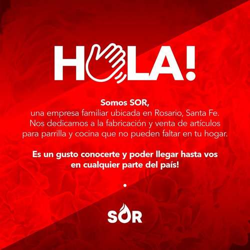 Imagen 4 de 6 de Parrilla Emparrillado Hierro 90x60 Perforadas Enhebradas Sor